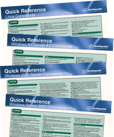 Quick Reference: Server Commands Pak: TechRepublic: 9781932509083 ...