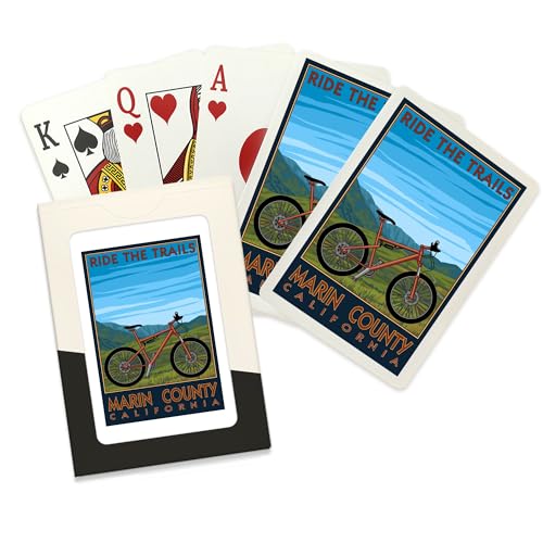 Baraja de poker Marin County, 52 cartas tamaño póker