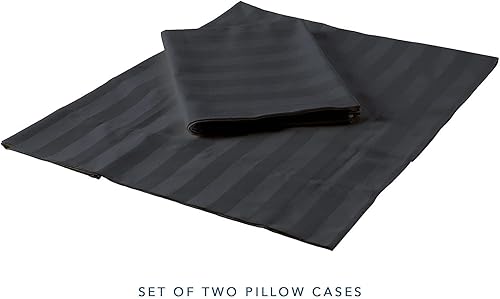 Miniatura 3 de Sunday Home Juego de 2 fundas de almohada de 400 hilos 100 % algodón, tamaño King de 20 x 40 pulgadas, color rosa rubor, juego de 2 fundas de