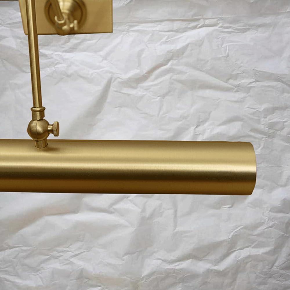 Luci da toeletta retrò Americane in Ottone/Cromo, Applique Decorativa a LED Industriale in Ottone, luci per specchi da Bagno, Applique per Sfondo Soggiorno, Lampada da toeletta.