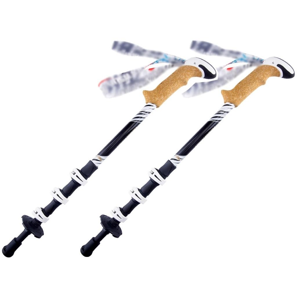2 Pack Adjustable Trekking Poles, Lightweight Walking Sticks for Women, Outdoor Activities Gear, for Backpacking