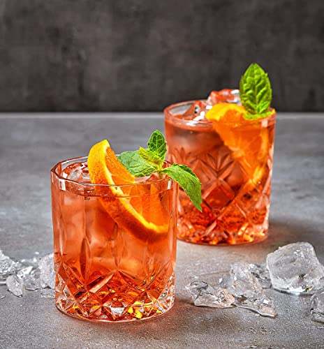 Image of Premium 250 ML Water & Juice Drinking Glasses Set of 6 Vintage Glassware Set for Juice, Cocktail, Mocktail,Whisky All Beverages Everyday Uses for Gift (6, MT-03)