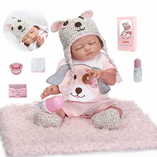 ZIY IUI Full Body Body Silicone Reborn Baby Doll Girl Lifelike Baby Doll Enfants Cadeau Jouet 20 Pouces 50cm