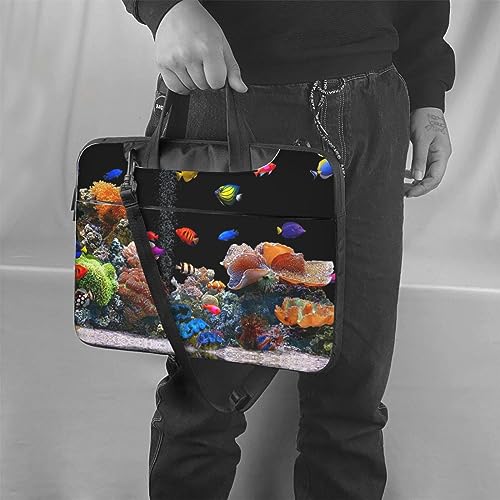 Funda para portátil Aquarium Print 13-15.6 pulgadas negra miniatura 2