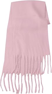 Pañuelo de color sólido con estilo perezoso suave y sólido de gran tirón de pelo cálido para pantalla de pañuelos