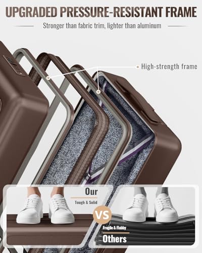 Joyway Ensembles de Bagages Set de Valises de Voyage Cabine et Soute - 2