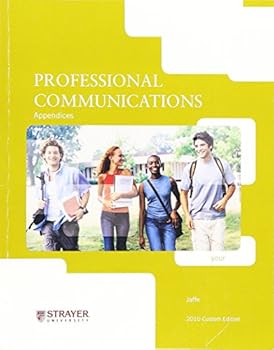 Paperback Professional Communications Appendices Book