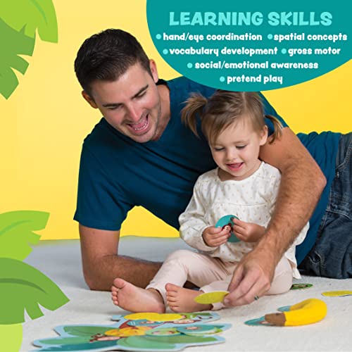 Image of Peaceable Kingdom Monkey Around First Game for Toddlers Interactive play with Parent Ages 2+