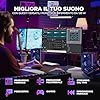 M-AUDIO BX4 - Casse attive Monitor da Studio per PC Amplificate 120 W 4,5" da Scrivania per gaming, produzione musicale, streaming e podcast (coppia)