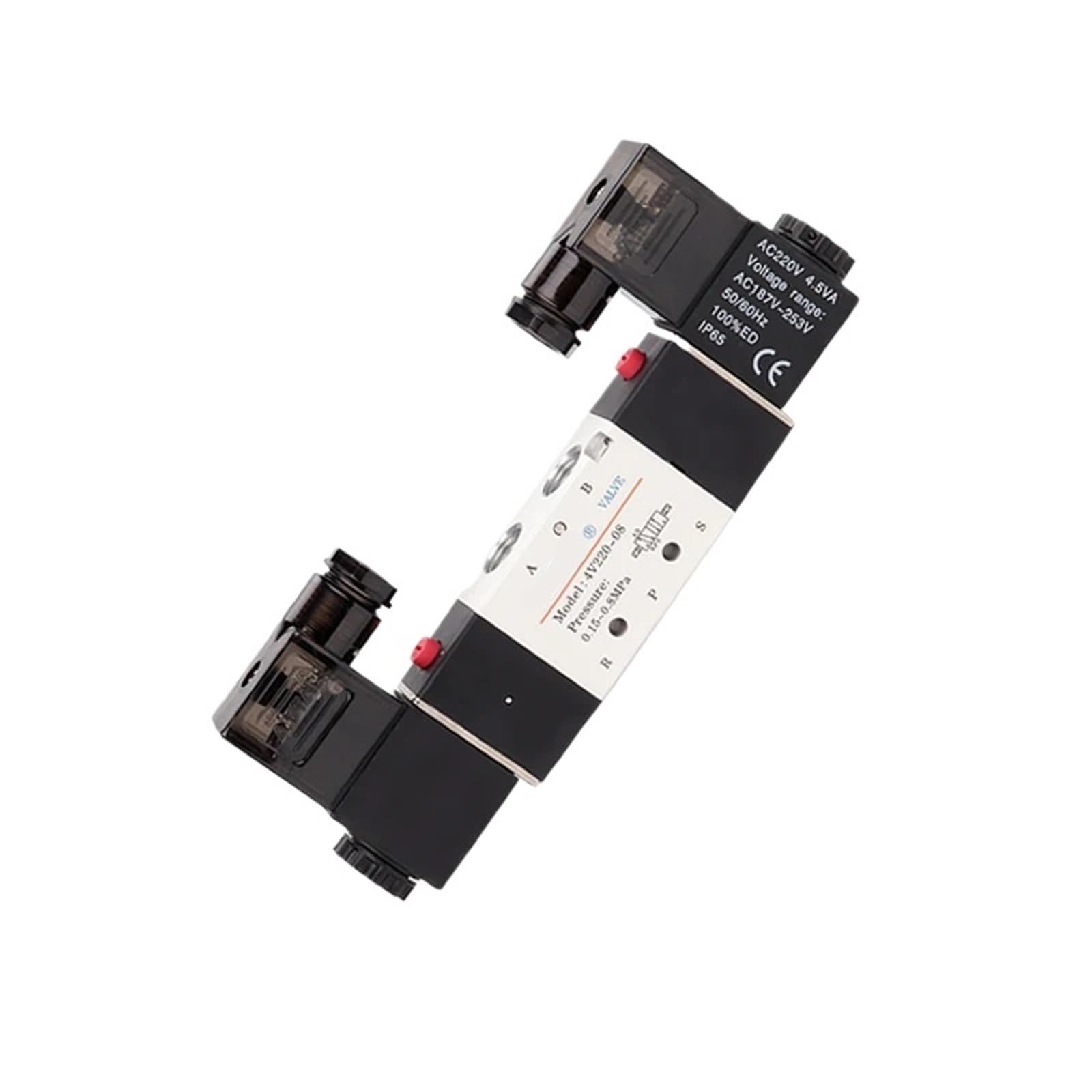 1pc Solenoid Valve 4V Series 4V230-08 4V230C 4V230E 4V230P-08/06 A/B(4V230P-06,AC220V)
