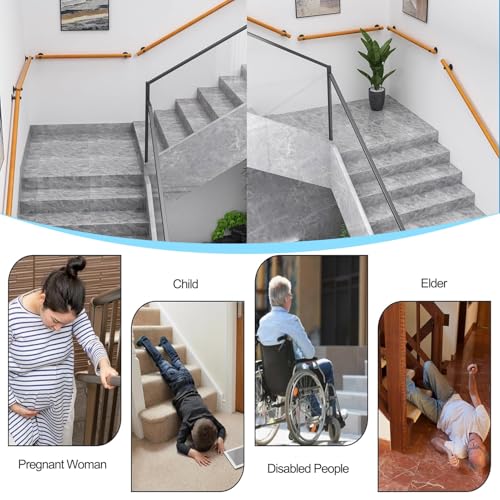 Main courante escalier bois pour éliminer les risques de chute et glissade