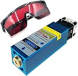 [Hohe Leistung, hohe Effizienz] 15 W optische Leistung, 4 mm Sperrholz 1 Durchgang (Geschwindigkeit 200), 3 mm schwarze Acrylplatte 1 Durchgang, Edelstahl kann ohne Fokus geschnitzt werden.