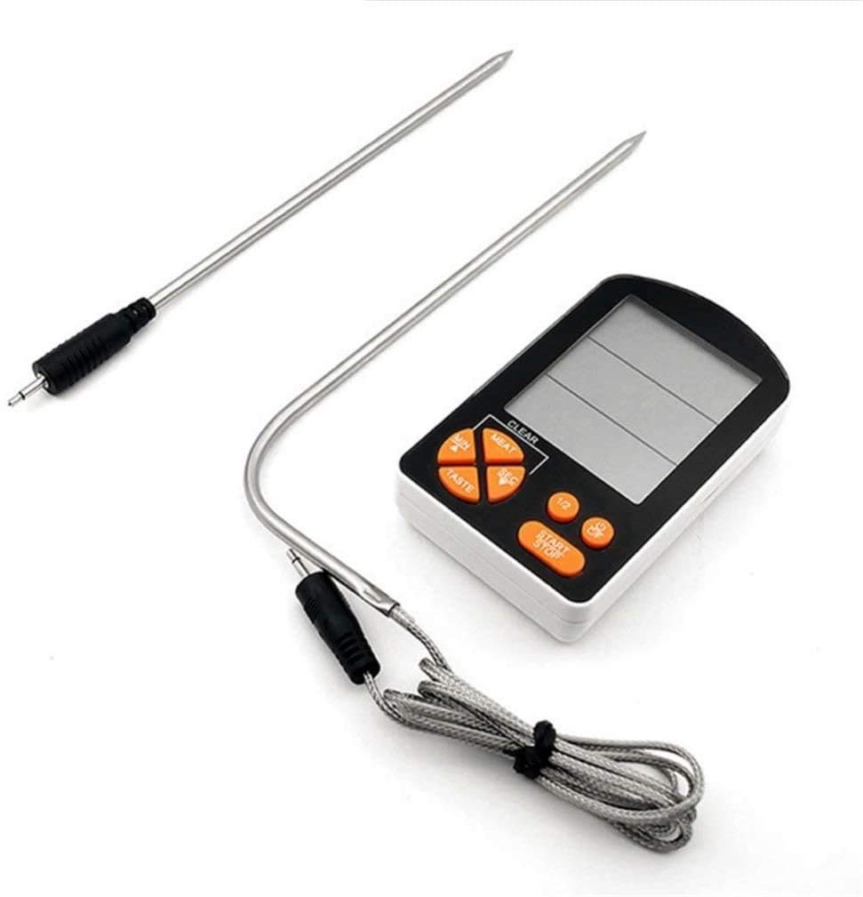 Termometro a Base di Carne istantanea - Termometro Ultra Veloce con retroilluminazione. Termometro alimentatoreDigital per Cucina, Cucina all'aperto, Barbecue e griglia