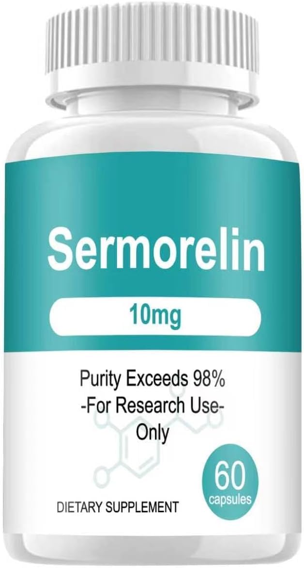 High Purity Sermorelin , 10MG, 98% Purity - 60 ct