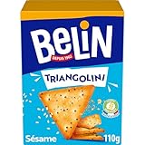 BELIN - 1 Paquet de Crackers Belin Triangolini 110g - A Partager entre Amis ou en Famille pour les Apéros - Fabriqué en France - 110g
