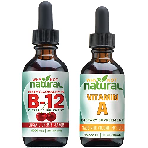 Why Not Natural Organic Vitamin B12 Drops And Liquid Vitamin A #TOP7