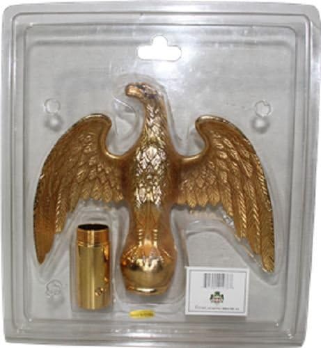 AES Flag Pole Flagpole Topper Brass Eagle