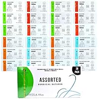 Algopix Similar Product 9 - Sterile Suture Thread with Needle