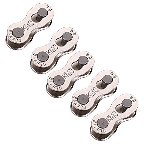 5 pares de eslabones de cadena de liberación rápida de bicicletas de acero Cover