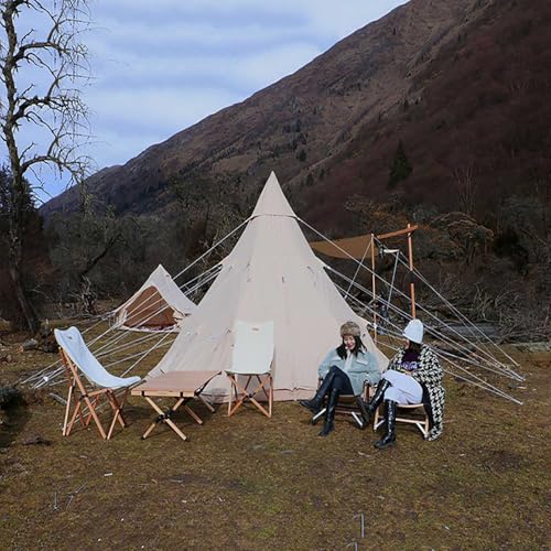 Carpa instantánea para 4 personas con piso y diseño tipi miniatura 5