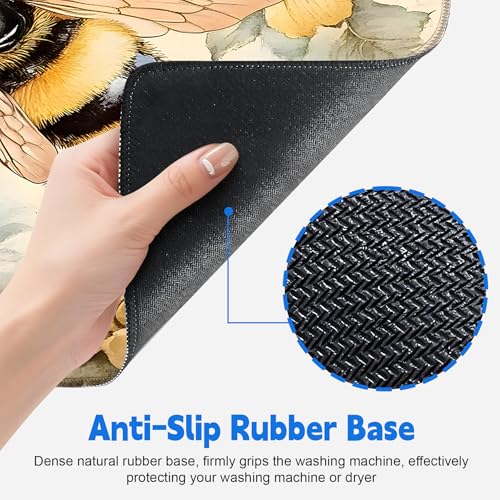 Image of Washer and Dryer Topper for Top,23.6 inch x 19.7 inch Washer Dryer Countertop Mat, Waterproof & Anti-Slip Dryer Top Protector Mat