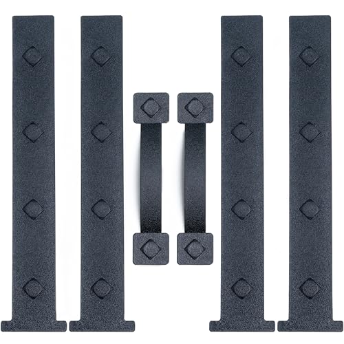 MustGood Garage Door Decorative Handle and Hinge Magnets – Curb Appeal, Easy Installation, Durable & Weatherproof, Set of 6