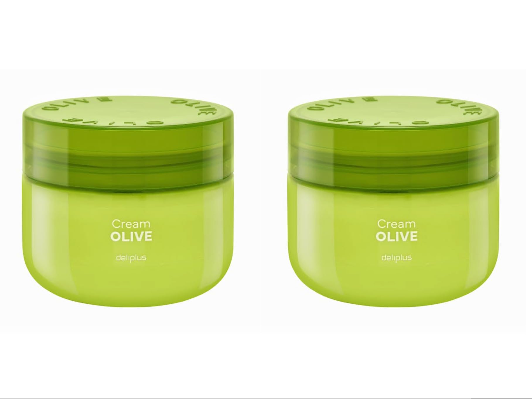 Deliplus Olive Oil Intensive Rich Moisturizing Hand and Body Cream Treatment for Dry Skin with Karite and Vitamin E 6.75 fl oz (Pack of 2)