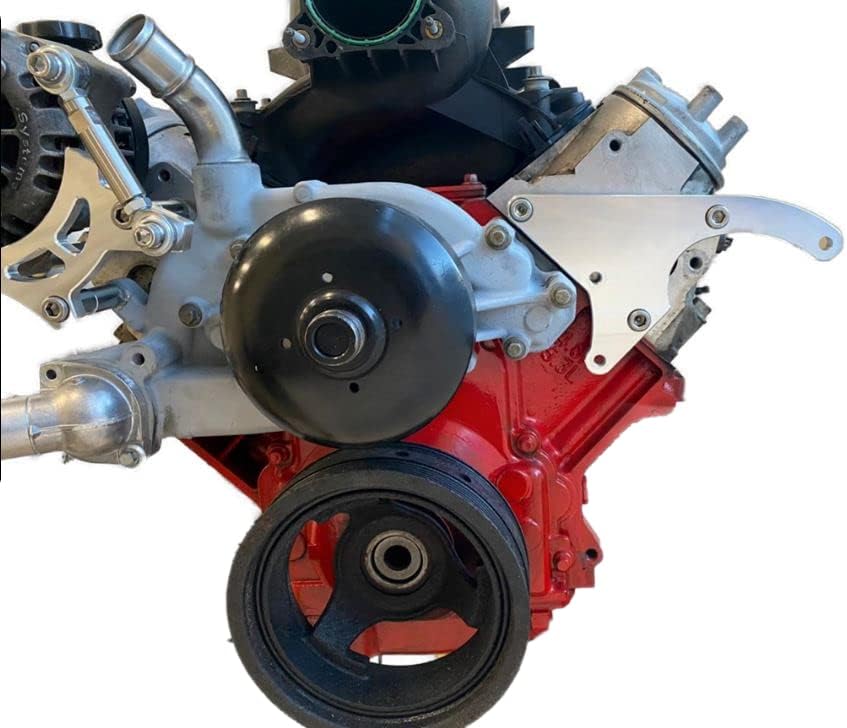 LS Alternator & Power Steering Relocation Brackets Vortex Truck Triangles