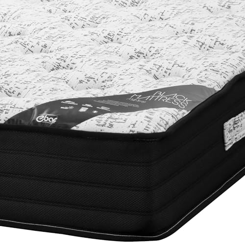 EBAC Literie Matelas 160x200 Black Mattress - Ressorts - Hauteur 25 cm - Soutien très Ferme – vue 5