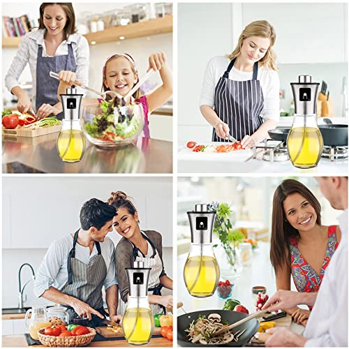 UNUSROOM Öl Sprayer 200ml Öl Sprüher Öl Sprühflasche,Multifunktional Olivenöl Sprüher, Essig und Öl Spender… - Image 3