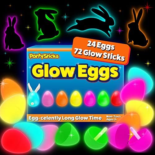 Mini Glow Sticks for Easter Eggs, Kids Toy