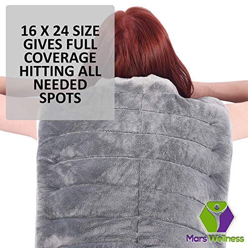 Premium-Heated-Microwaveable-Extra-Large-Neck-Shoulder-and-Back-Wrap-Herbal-HotCold-Deep-Penetrating-Herbal-Aromatherapy-for-Pain-and-Stress-Relief-Free-Sleep-MASK-Included