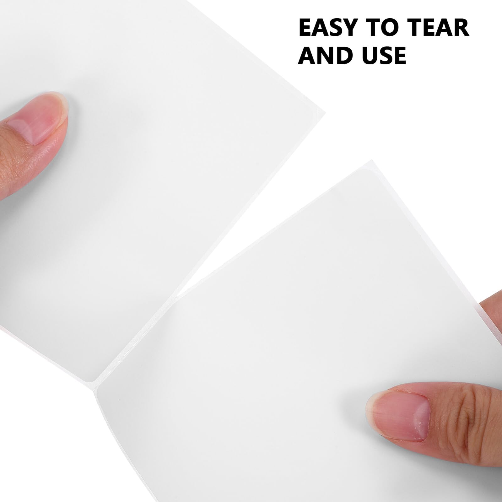 TOPBATHY 500 pièces Étiquettes Expédition Thermiques Autocollantes avec Ligne Perforée Résistantes à Huile Usure Compatibles Imprimantes Thermiques pour Usage Commercial et Personnel