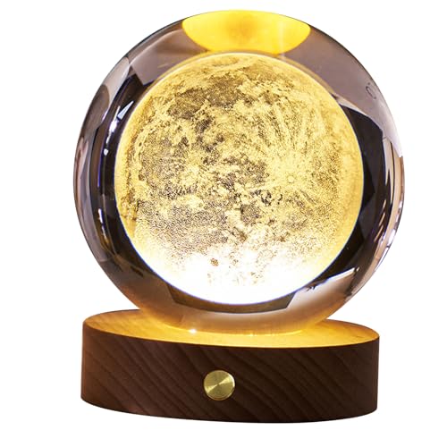 Veilleuse boule de cristal 3D pour créer une ambiance cocooning dans la chambre à coucher