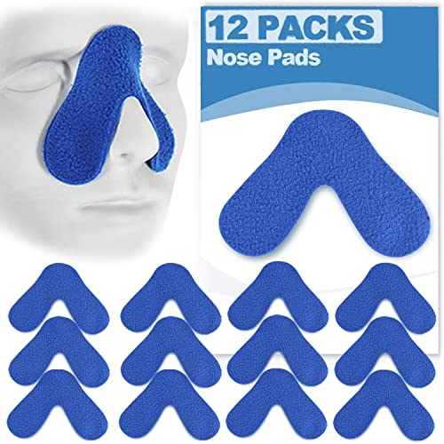 Medihealer 12 Pack Nose Pads- Comfort Nose Pad for Avoiding Leaks, Red Mark, Pressure on Nose Bridge, Can Be Trimmed , Great Value Supplies