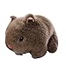 KXCAQ 18-25cm Simulación Wombat Peluches Rellenos Animal Salvaje Cerdo Cavia Porcellus Mouse Muñecas para bebés Niños Regalos para niños 25cm Marrón