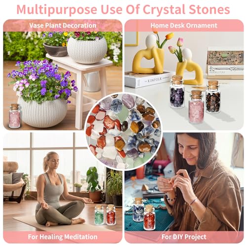 26% Off MACEVIA 36-Piece Mini Healing Crystal Jars Set - Image 7