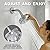 6 Function Adjustable Luxury Shower Head - High Pressure Boosting, Wall Mount, Bathroom Showerhead For Low Flow Showers, 2.5 GPM - Chrome