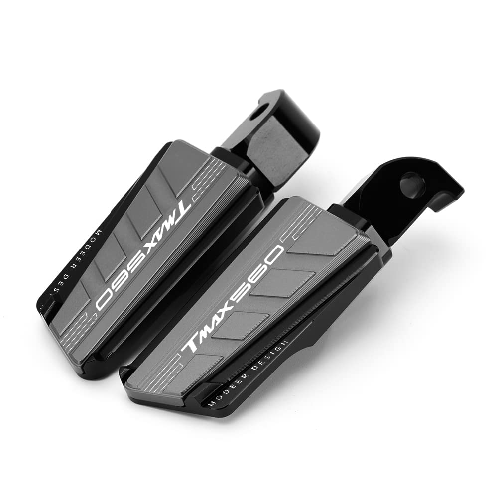 Modeer Pour Tmax 560 Tmax560 Tech Max Tous Les Ans Moto Repose-pieds Arrière Passager Repose-pieds Tmax 560 Techmax Techmaxtmaxtmax560 Accessoires (Noir