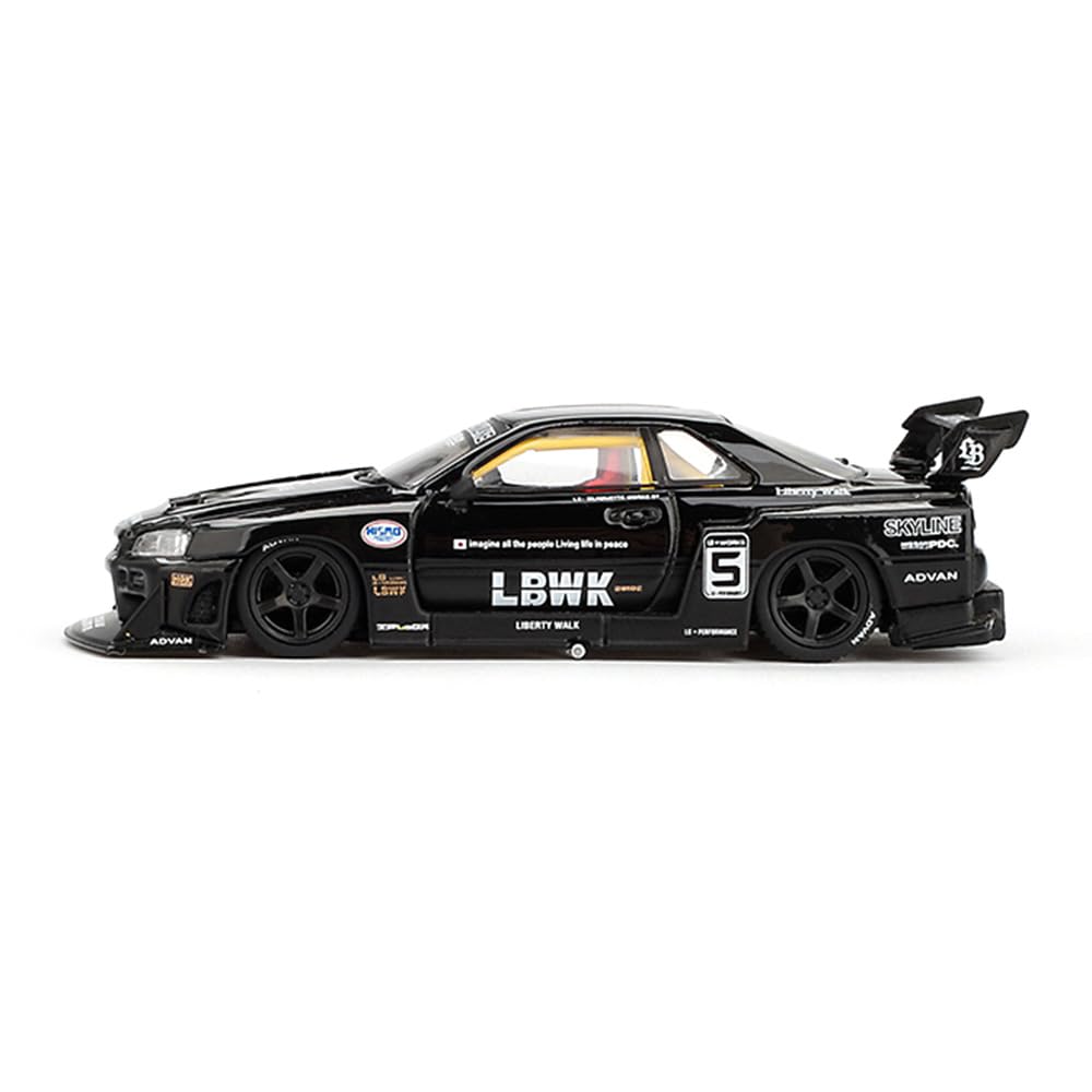 Diecast Model Car Compatible with Mini GT 1:64 Nissan Skyline LB