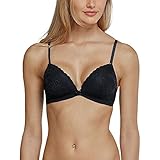 Strap: Schmal Schiesser Damen Softbra ohne Bügel BH, Blau (Nachtblau 804), 80B
