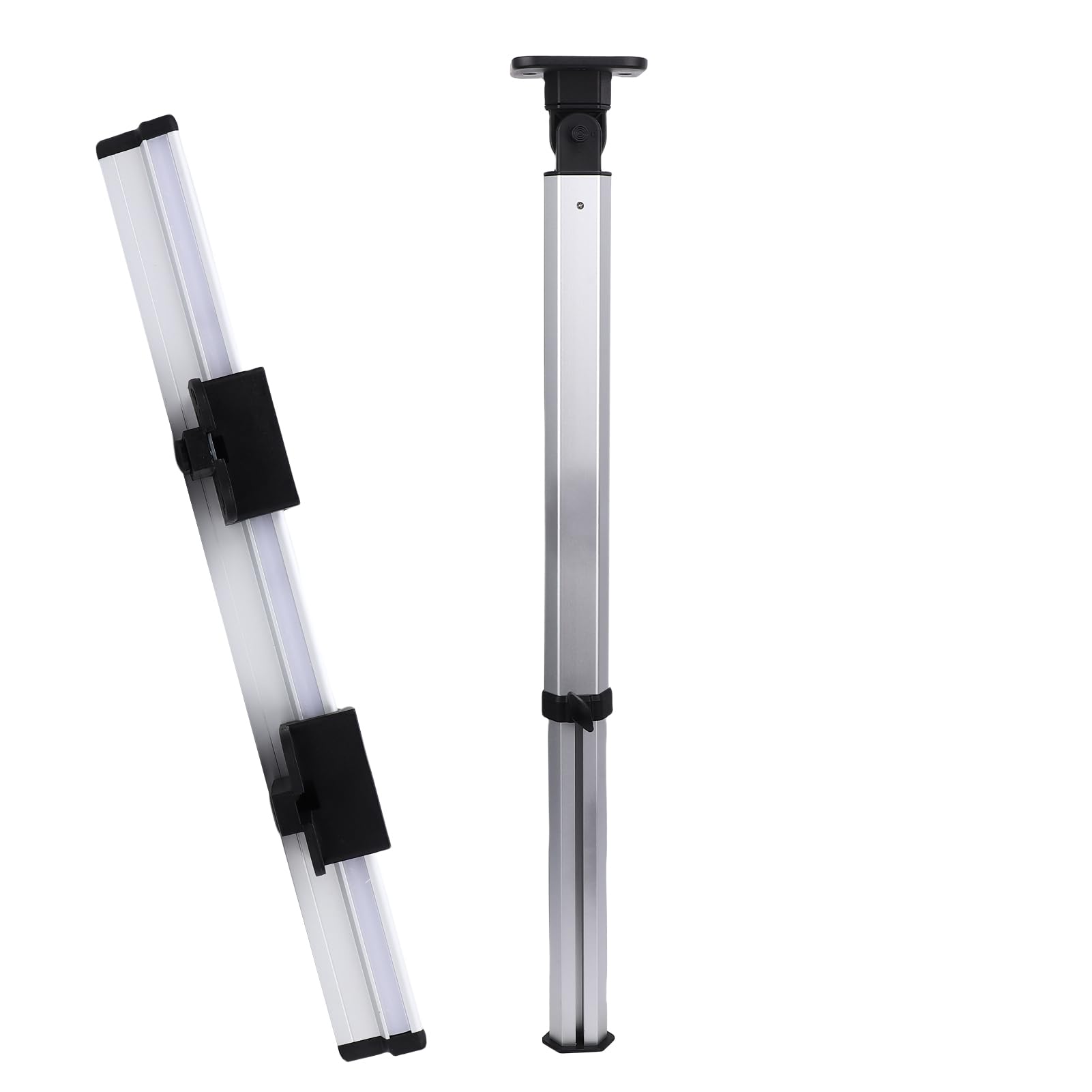 Kit Gambe Tavolo Regolabili per Kit Gambe Tavolo Pieghevoli per Regolabili Gamba Scorrevole Pieghevole Binario da 515-780 Mm Lega di Alluminio Anodizzato con