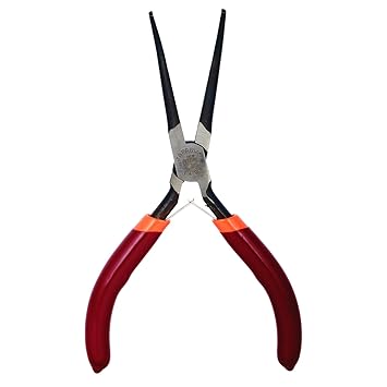 Taparia 1409 Long Needle Bent Nose Mini Plier Hand Tools for Professionals (Pack of 1)