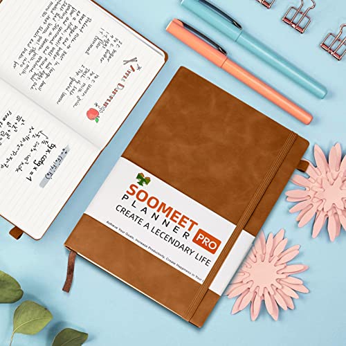 Carnet ligné A5 marron Soomeet de qualité supérieure - 8