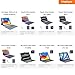Case with Keyboard for iPad 10th Generation & 11th (A16, 2025): Bluetooth Wireless Detachable Magnetic Stand Rechargeable Keyboard with Folio Slim Compact Removable Cover with Trackpad, White Backlit