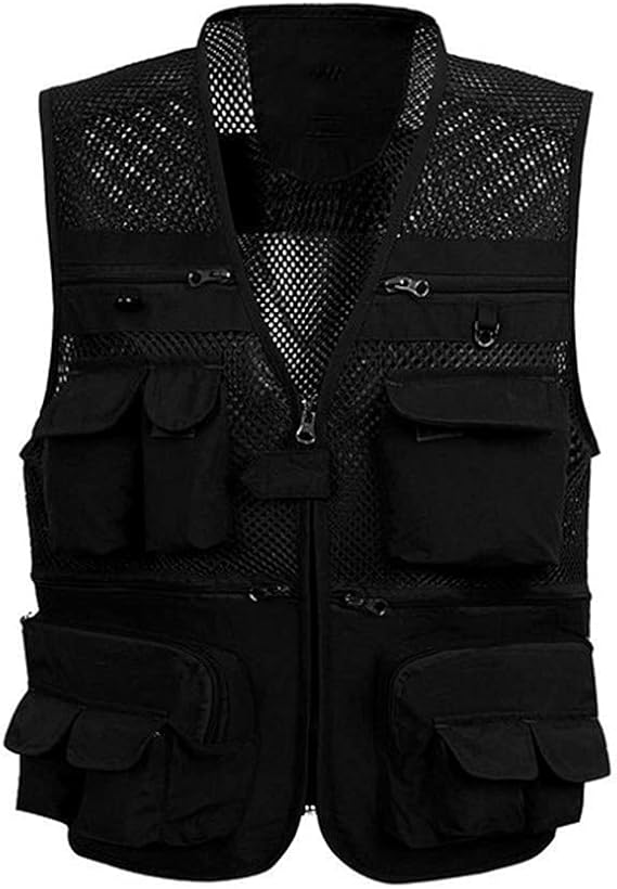 Multi Pocket Baggy Vest For Men Summer Male Casual Amazon.co.uk