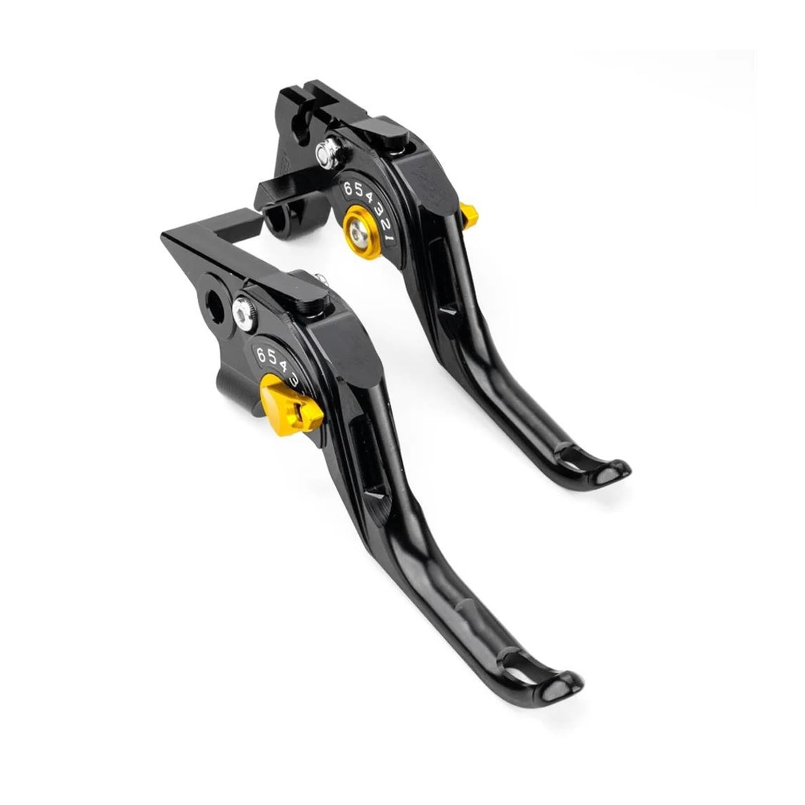 Motorbike Hand Levers For Tenere700 For T7 For T700 For Rally For Tenere 700 For World For Raid XTZ700 SP CNC Motorcycle Brake Clutch Levers Set Handle Brake Lever Motorbike Clutch Lever(Yellow)