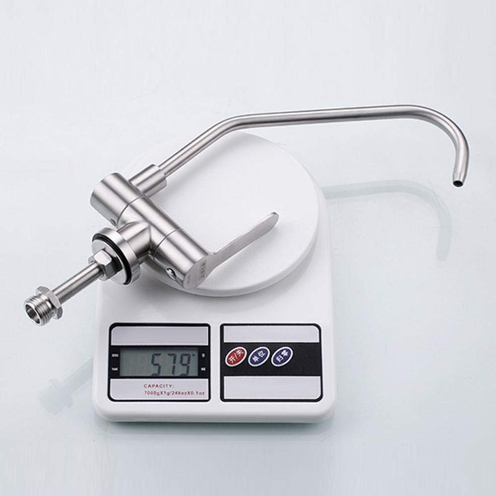 Grifo de cocina extraíble de acero inoxidable 304, boquilla giratoria de 1 5 cm o 1 10 cm, para sistema de ósmosis, fácil de instalar, diseño moderno