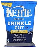 Kettle Foods, Chips Krinkle Cut Salt And Pepper, 13 Ounce