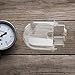 Ipetboom Industrial Pressure Gauge Cover: Clear Weatherproof Protector for Regulator and Mechanical Gauge - Protective Case for Industrial Application